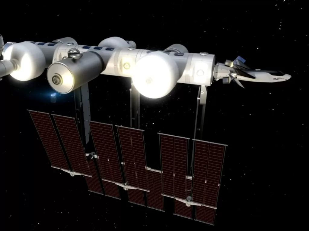 Stasius Luar Angkasa yang akan dibangun Blue Origin. (Photo/YouTube)