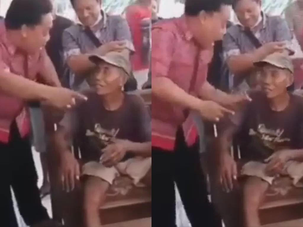 Video viral seorang kakek dipukul karena dituduh mencuri di Majalengka, Jawa Barat (Istimewa)