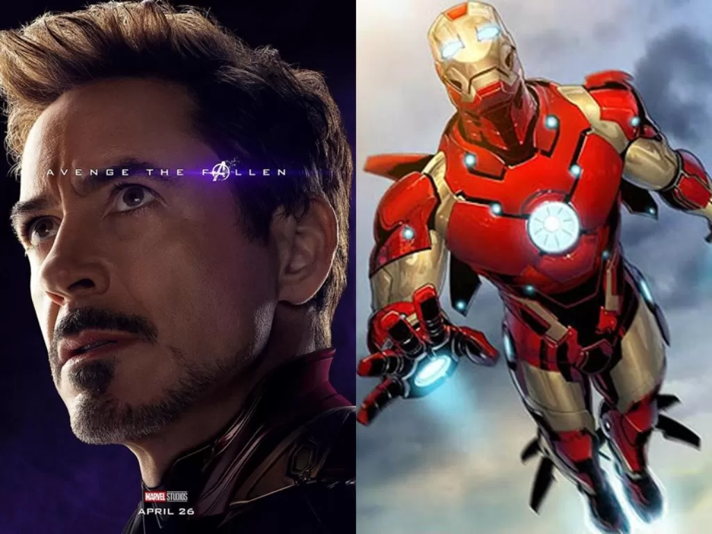 Robert Downey Jr pemeran Iron Man. (Instagram/@robertdowneyjr)