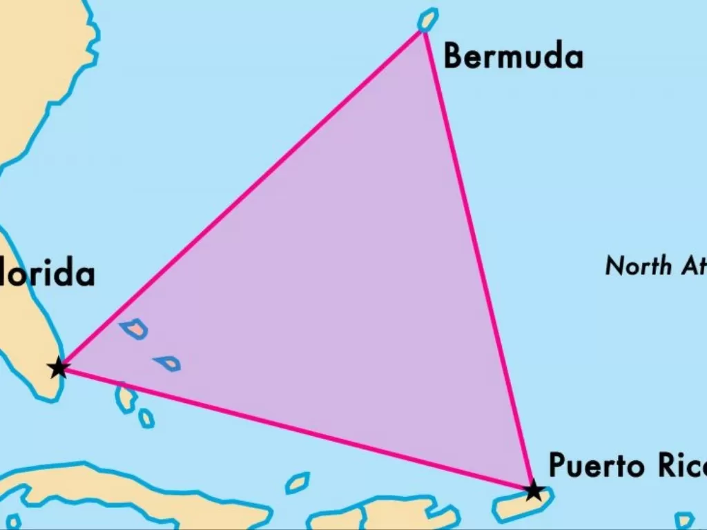 Ilustrasi Segitiga Bermuda. (BigThink.com)