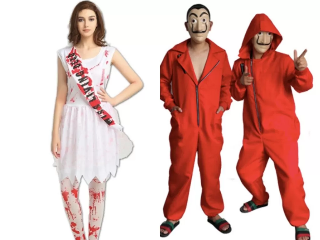 Rekomendasi kostum Halloween 2021. (Shopee.co.id)