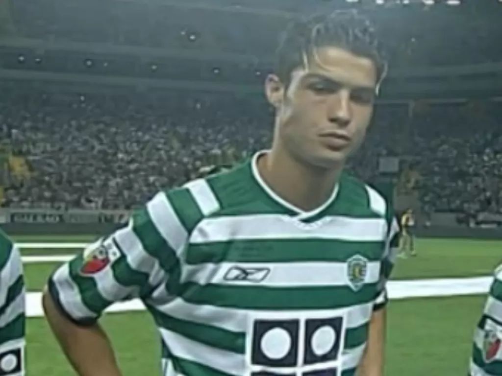Cristiano Ronaldo saat masih bermain untuk Sporting Lisbon. (instagram)