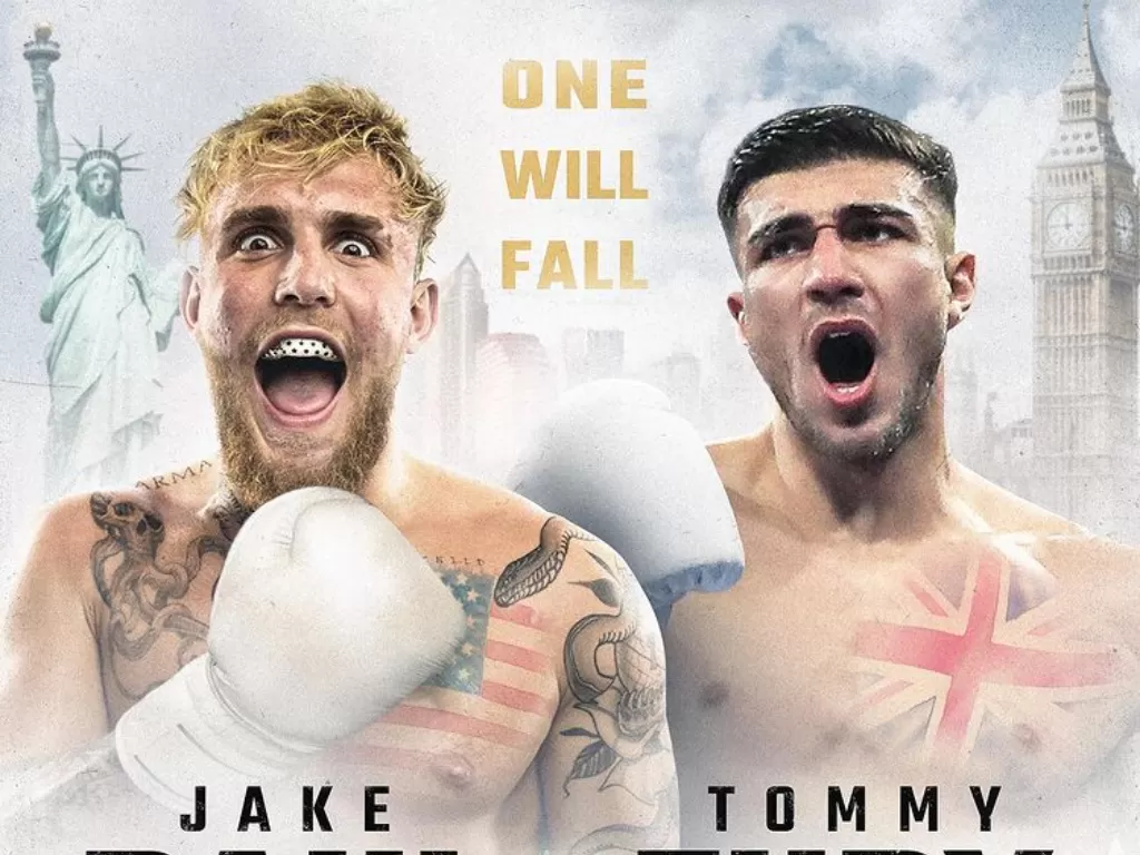Duel tinju Jake Paul vs Tommy Fury (Instagram/@tommyfury)
