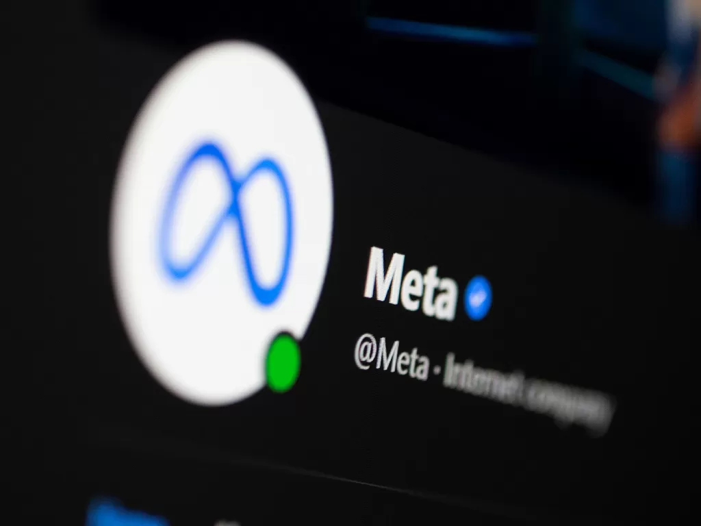 Tampilan akun Meta di platform media sosial Facebook (photo/REUTERS/Dado Ruvic)