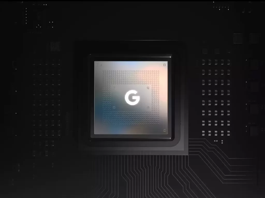 Ilustrasi chipset Google Tensor yang terdapat di Pixel 6 Series terbaru (photo/Google)