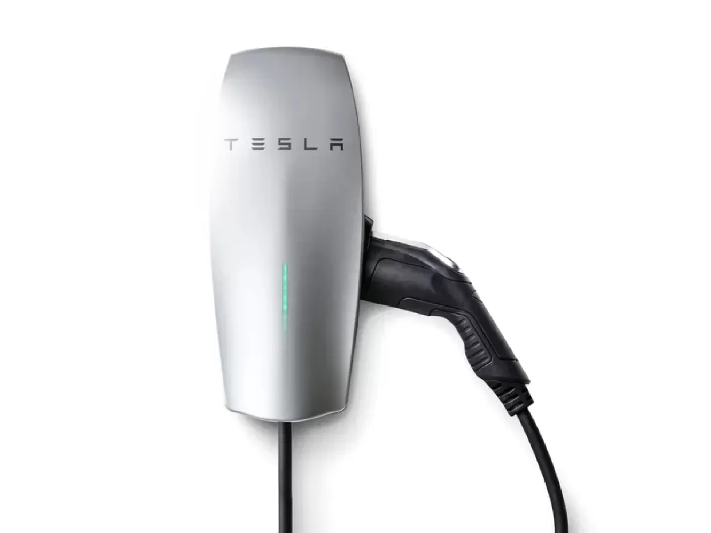 Tampilan charger mobil listrik yang diluncurkan oleh Tesla (photo/Tesla)