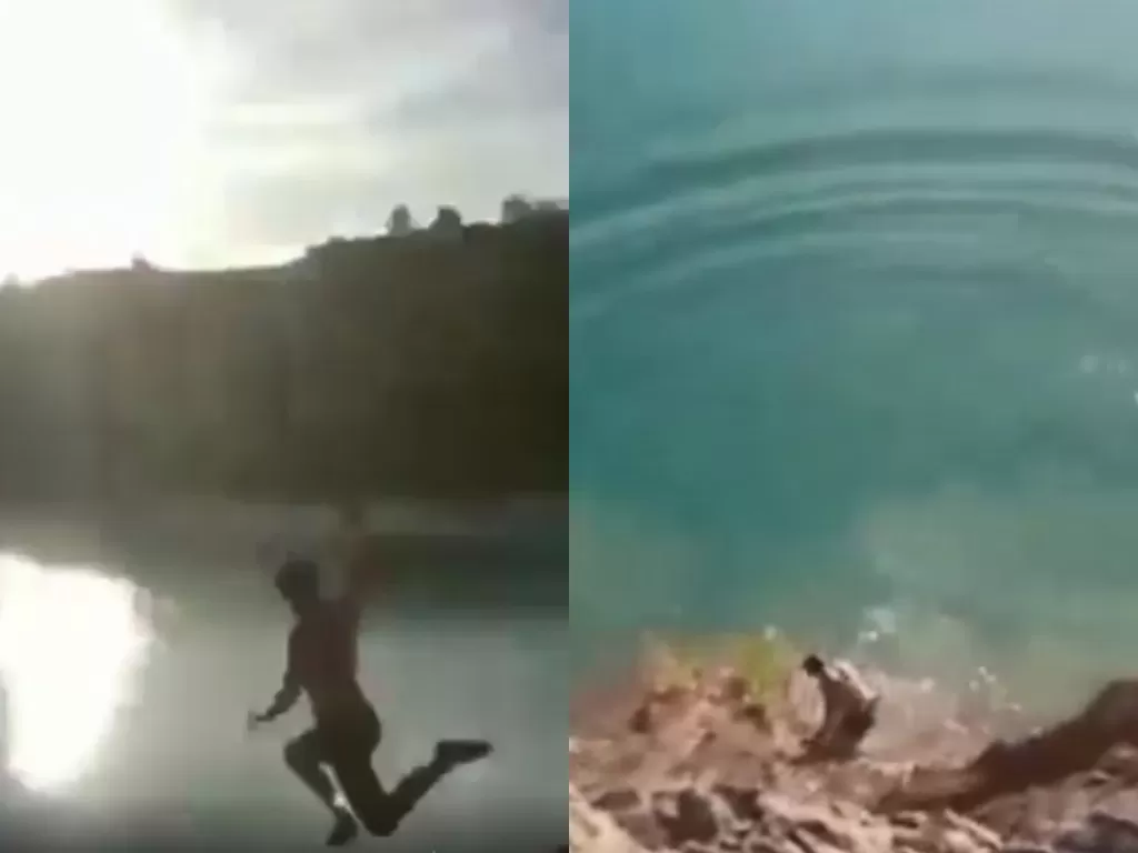 Fakta pemuda yang tewas usai terjun bebas ke danau bekas galian di Samarinda (Instagram/yuni.rusmini.58)