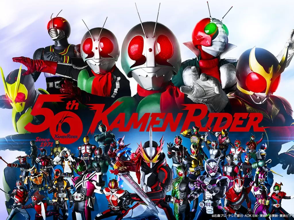 Ilustrasi Kamen Rider. (Twitter).