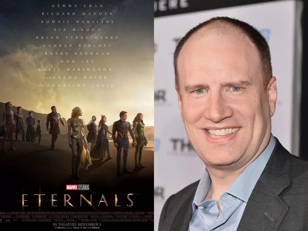 Kevin Feigi angkat bicara soal adegan gay di 'Eternals'. (IMDb)
