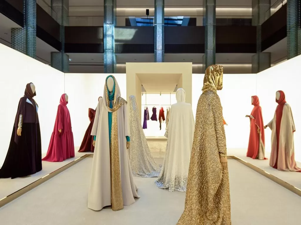 Tampilan koleksi Haute Couture abaya buatan Valentino. (photo/Dok. Valentino)