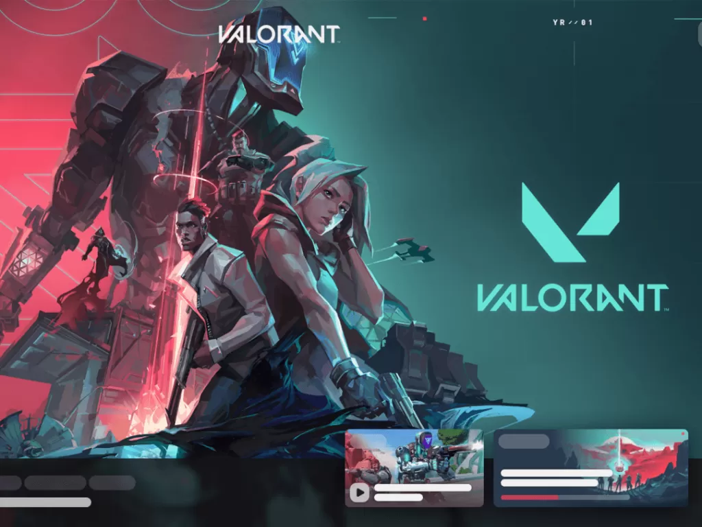 Tampilan Riot Client untuk game Valorant (photo/Riot Games)