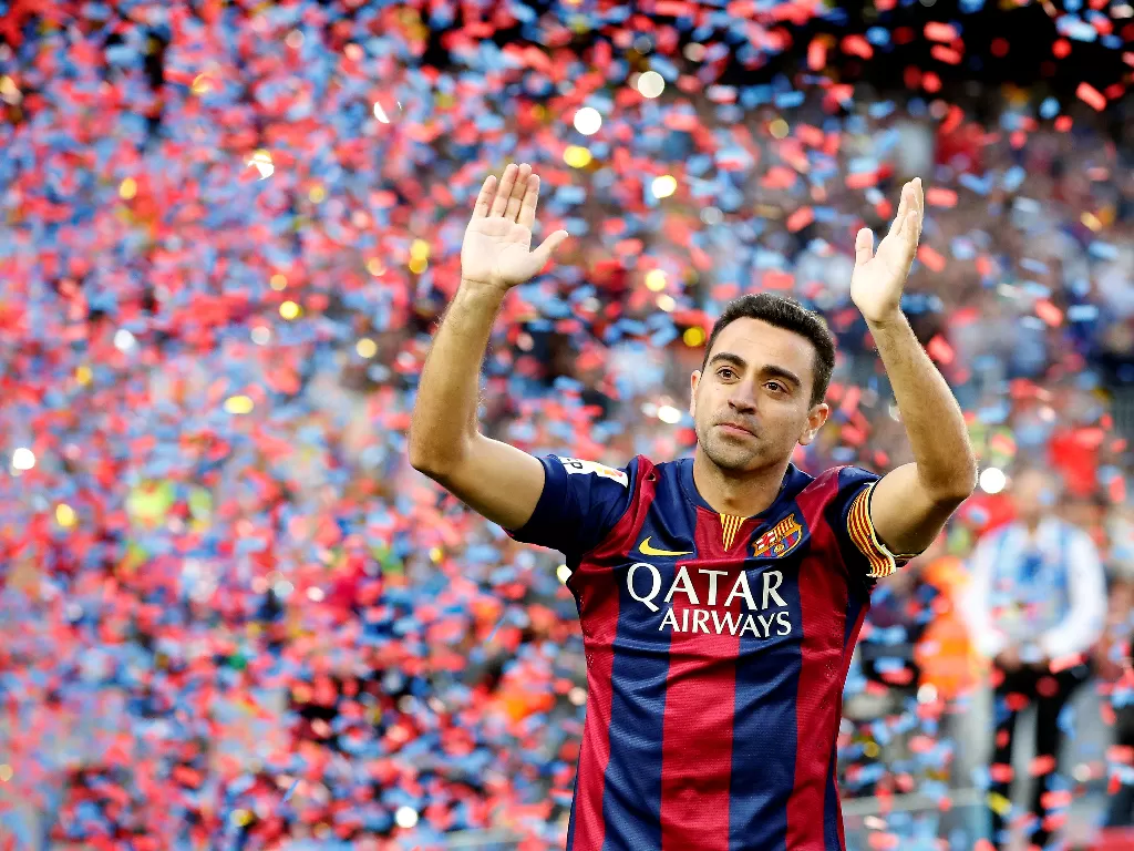 Xavi resmi diumumkan sebagai pelatih baru Barcelona (REUTERS/Gustau Nacarino/File Photo)