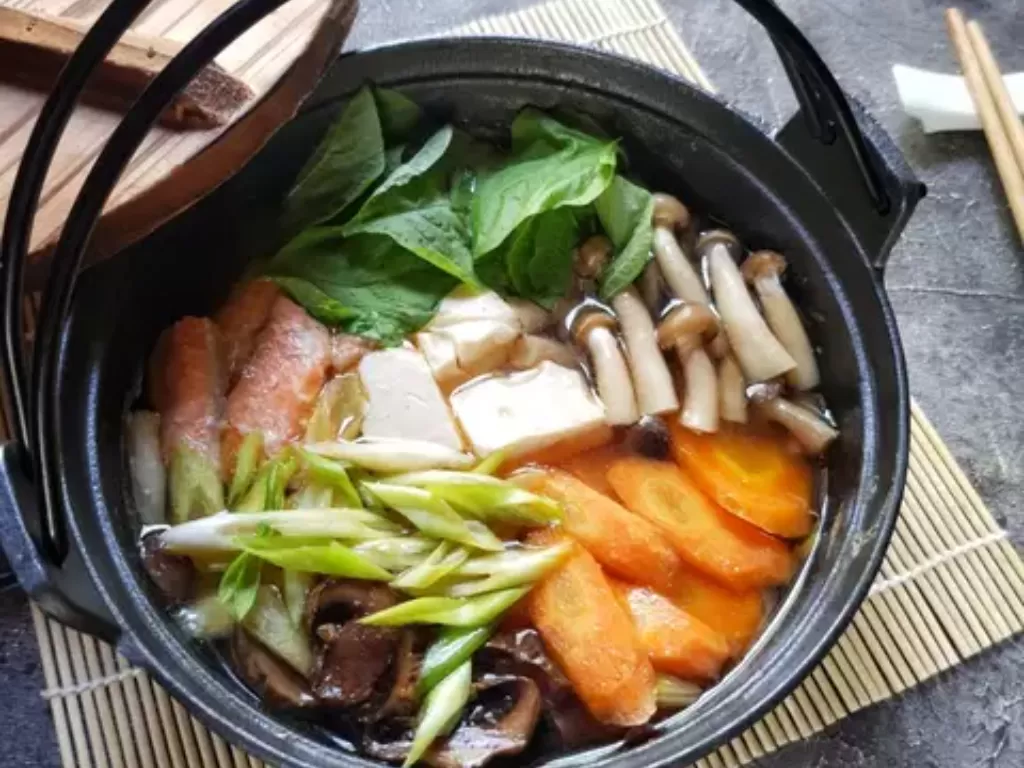Hot Pot Tofu dan Sayuran (Cookpad/Thea Priestiashanti)