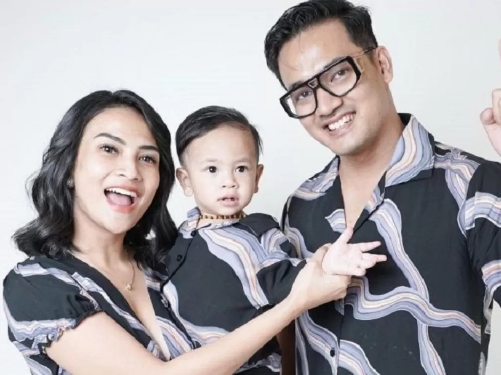 Keluarga Vanessa Angel, Bibi Ardiansyah dan Gala Sky Ardiansyah (ANTARA/Instagram @vanessaangelofficial)