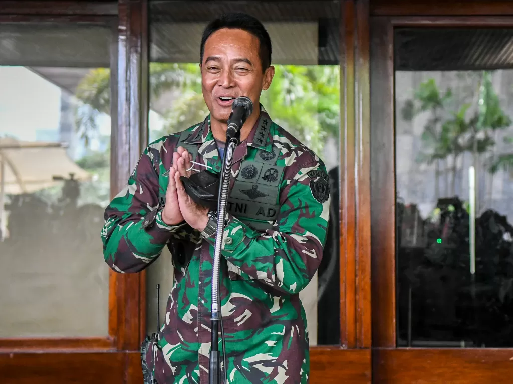 Jenderal Andika Perkasa. (photo/ANTARA FOTO/Galih Pradipta)