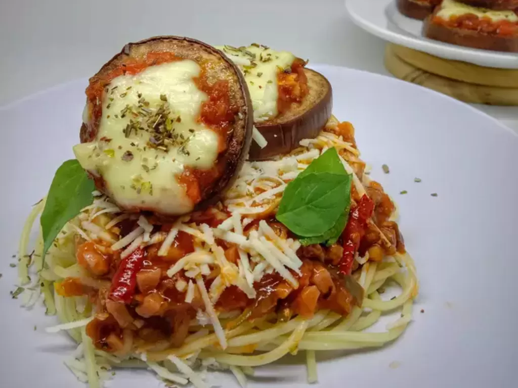 Spaghetti Saus Terong (Cookpad/Mami Kenzie)