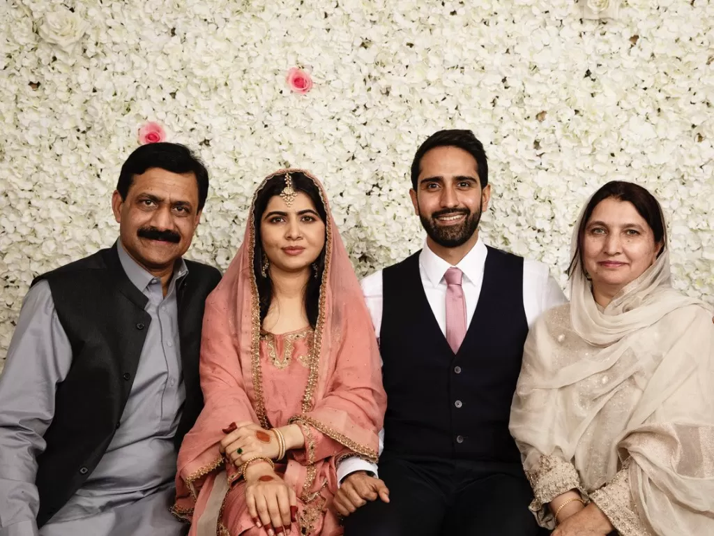Pernikahan Malala dan suaminya (Twitter/@Malala)