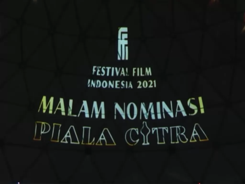 Banner FFI 2021 Malam Nominasi Piala Citra. (Youtube/Festival Film Indonesia).