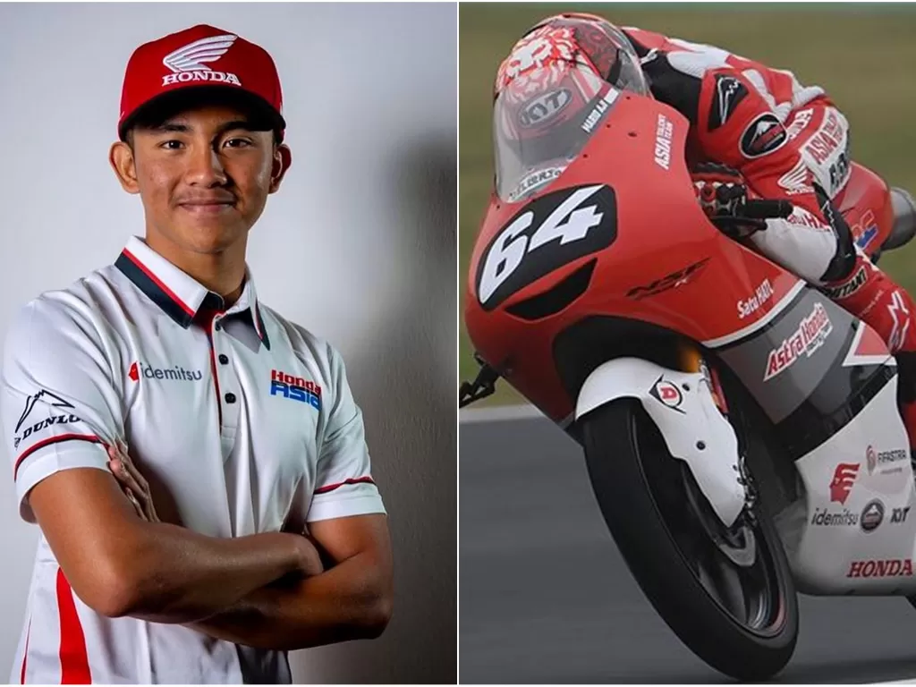 Pembalap Indonesia Mario Suryo Aji dari Honda Team Asia (Instagram/@mariosuryoaj1)