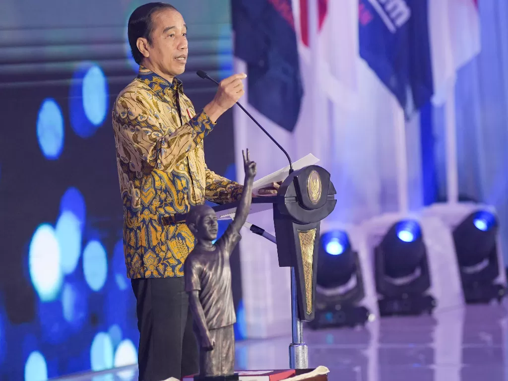 Presiden Jokowi (ANTARA FOTO/Galih Pradipta)