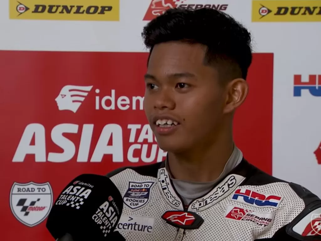 Pembalap Asia Talent Cup asal Malaysia Danial Sharil (YouTube/Asia Talent Cup)