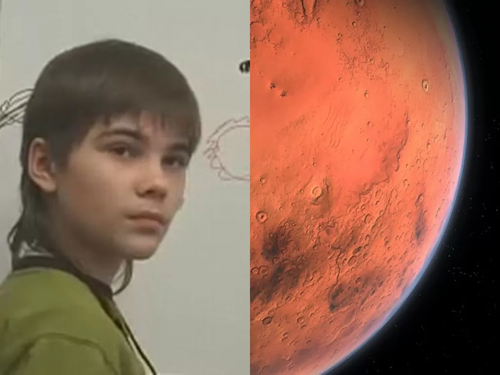 Kiri: Boriska Kipriyanovich. (YouTube/Project Camelot) / kanan: Ilustrasi Mars. (Pixabay)