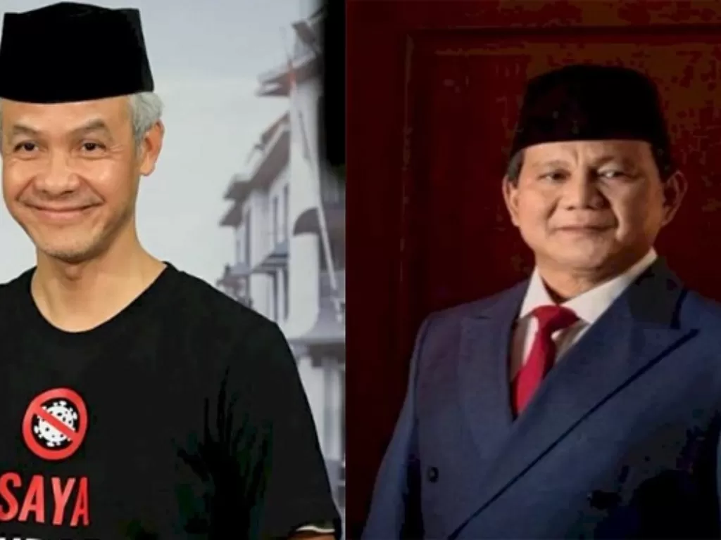 Ganjar Pranowo (Instagram/@ganjar_pranowo) dan Prabowo Subianto. (Instagram/@prabowo)