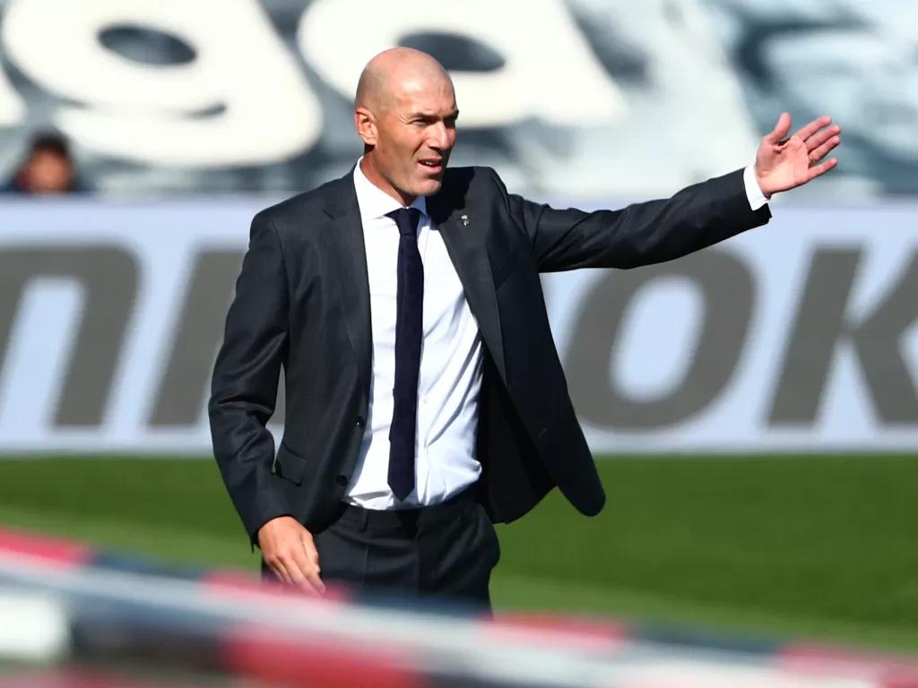 Zinedine Zidane. (photo/REUTERS/Javier Barbancho)