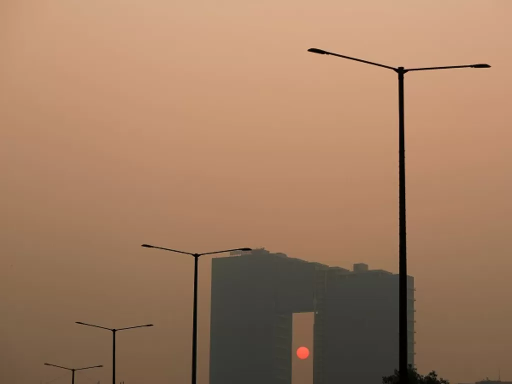 Pencemaran udara di New Delhi memburuk. (REUTERS/Adnan Abidi)