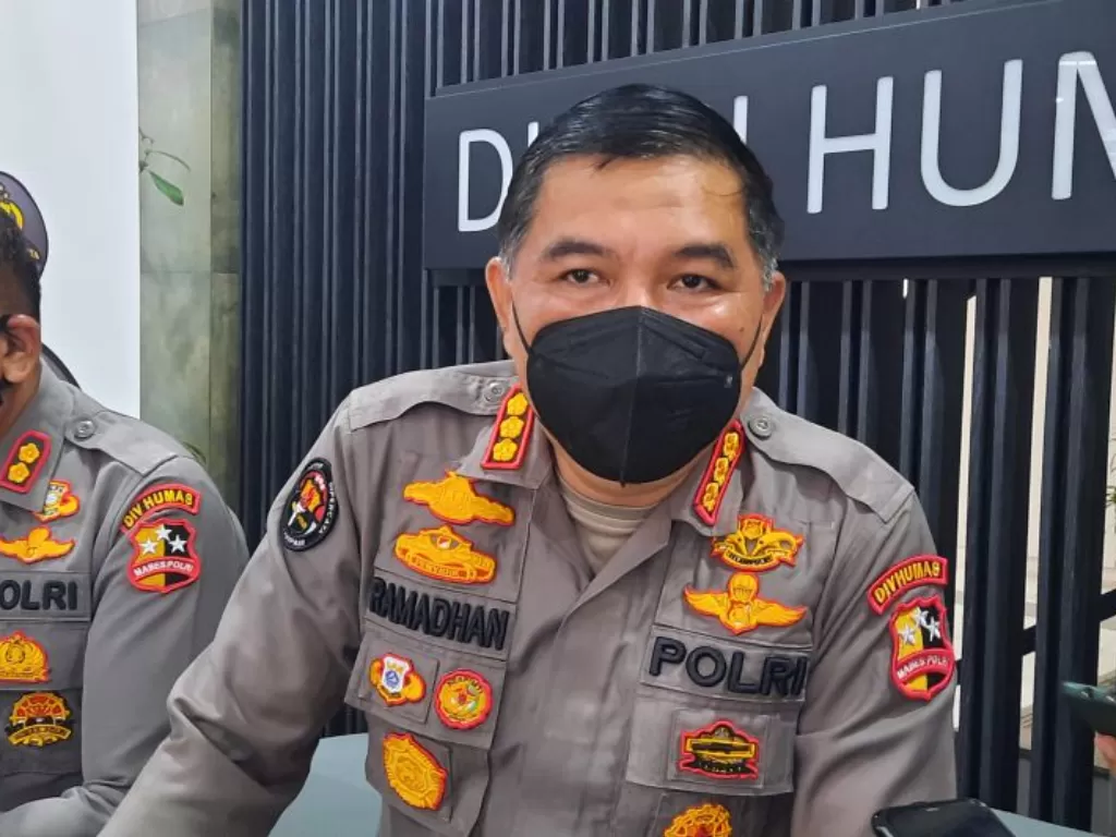 Kepala Bagian Penerangan Umum (Kabagpenum) Divisi Humas Polri Kombes Pol Ahmad Ramadhan (ANTARA/Laily Rahmawaty)