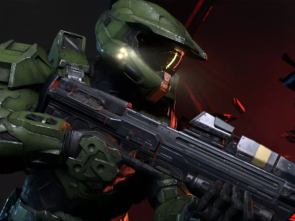 Tampilan in-game footage dari Halo Infinite besutan 343 Industries (photo/Xbox Game Studios)