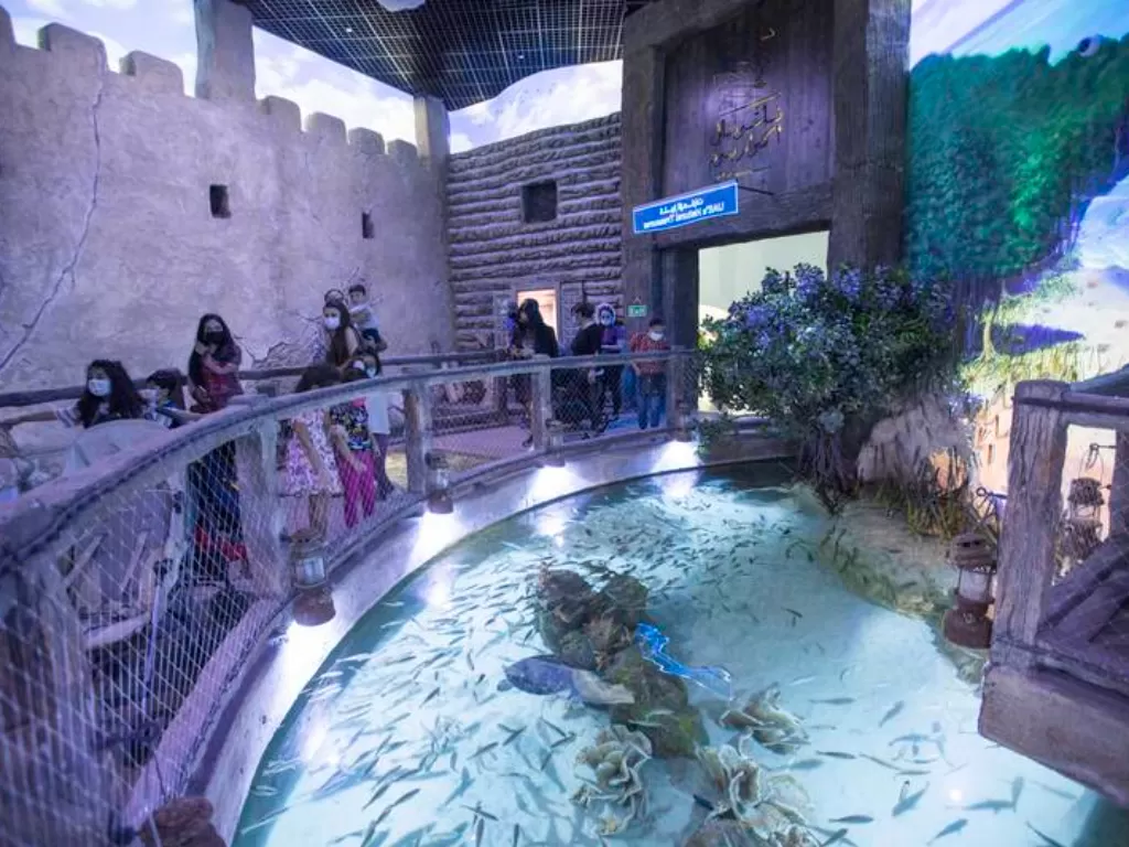 The National Aquarium di Abu Dhabi. (photo/Dok. The National News)