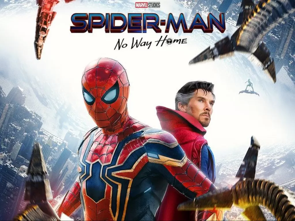 Poster Baru Spiderman: No Way Home. (Instagram/@spidermanmovie)
