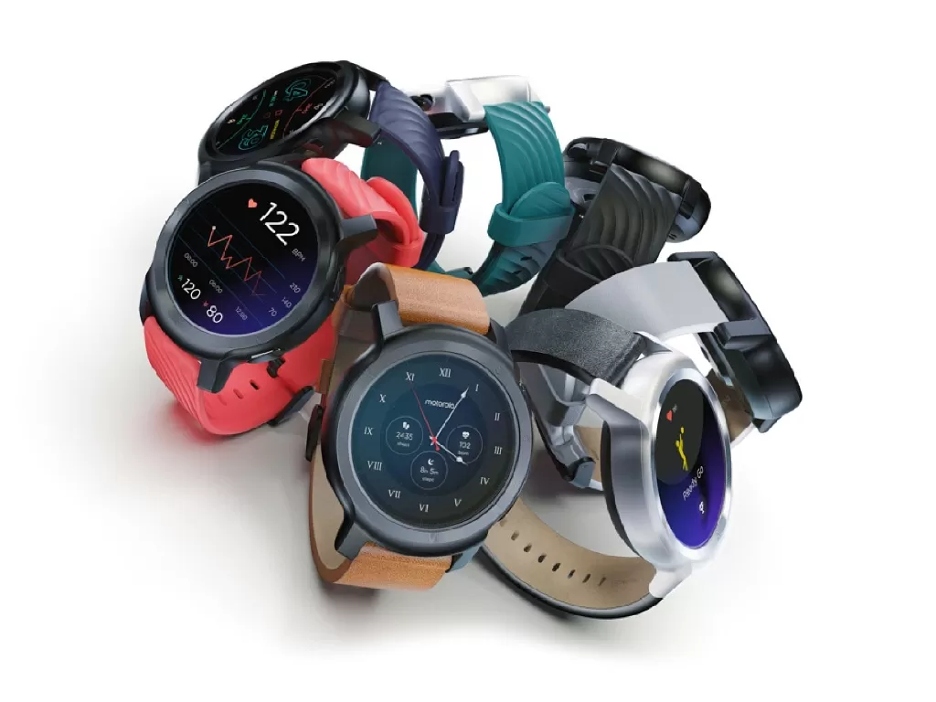 Tampilan smartwatch Moto Watch 100 terbaru besutan Motorola (photo/Motorola)
