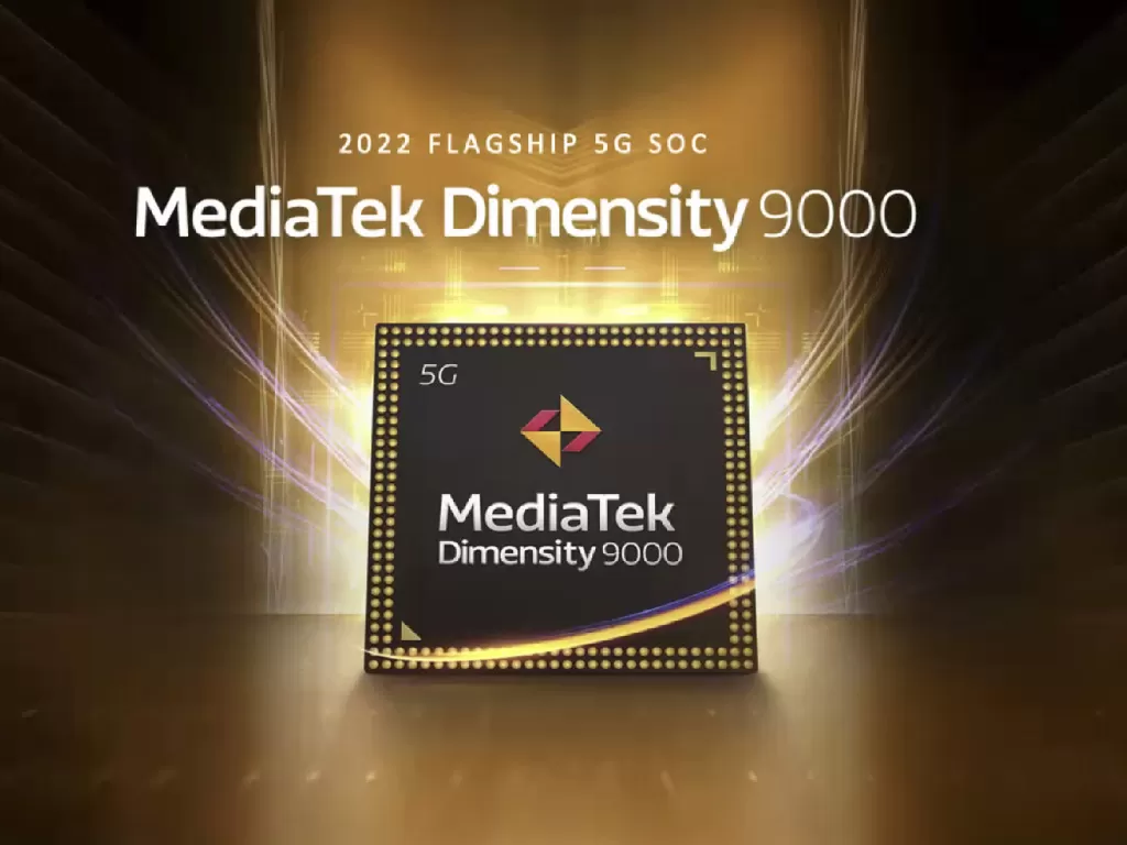 Ilustrasi tampilan chipset MediaTek Dimensity 9000 terbaru (photo/MediaTek)