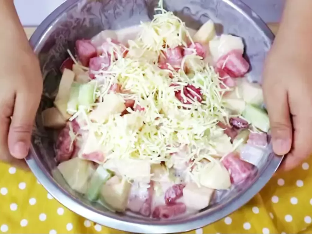Salad Buah Saus Yoghurt (Cookpad/Dapur Adis)