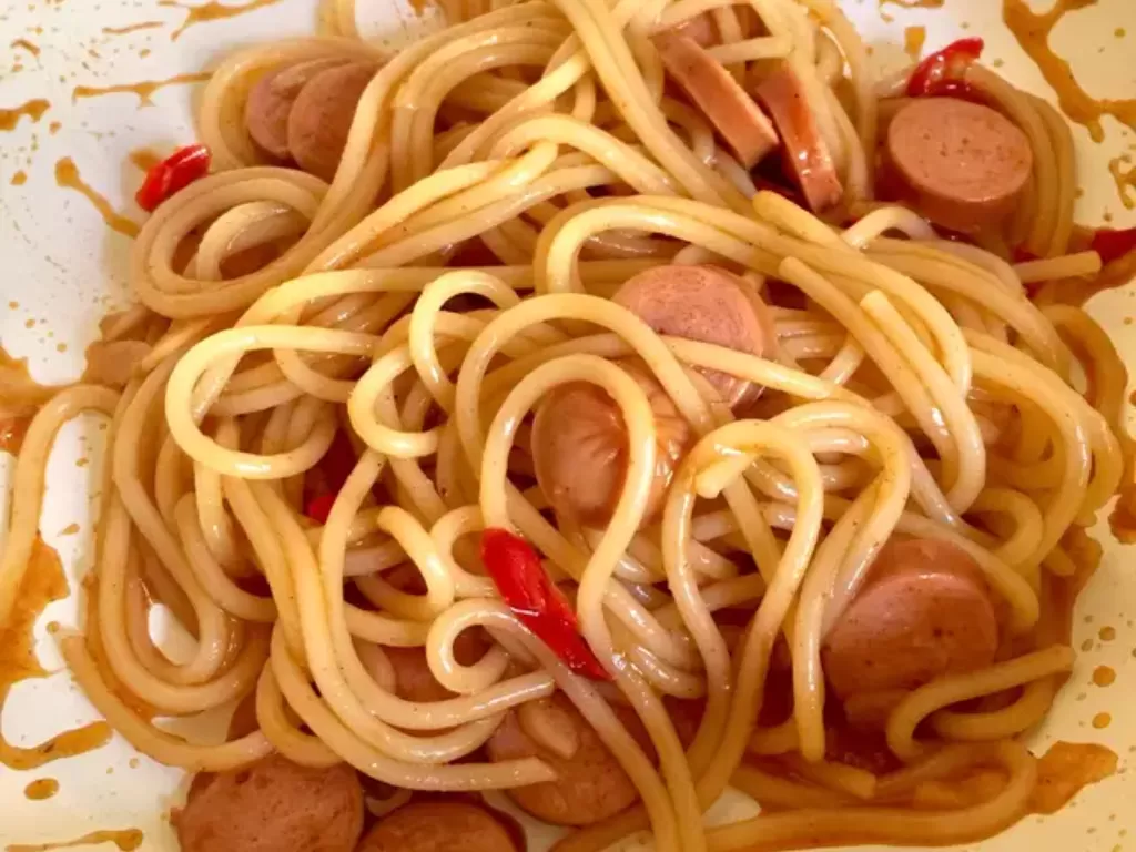 Spaghetti Sosis Pedas (Cookpad/faidha azmi)