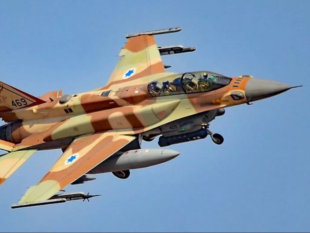 Jet tempur F-16 Israel. (FLICKR/Tomás Del Coro)