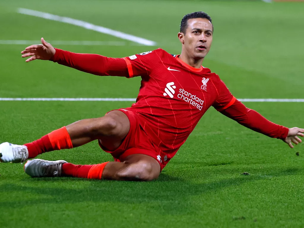 Thiago Alcantara, gelandang Liverpool (REUTERS/Phil Noble)