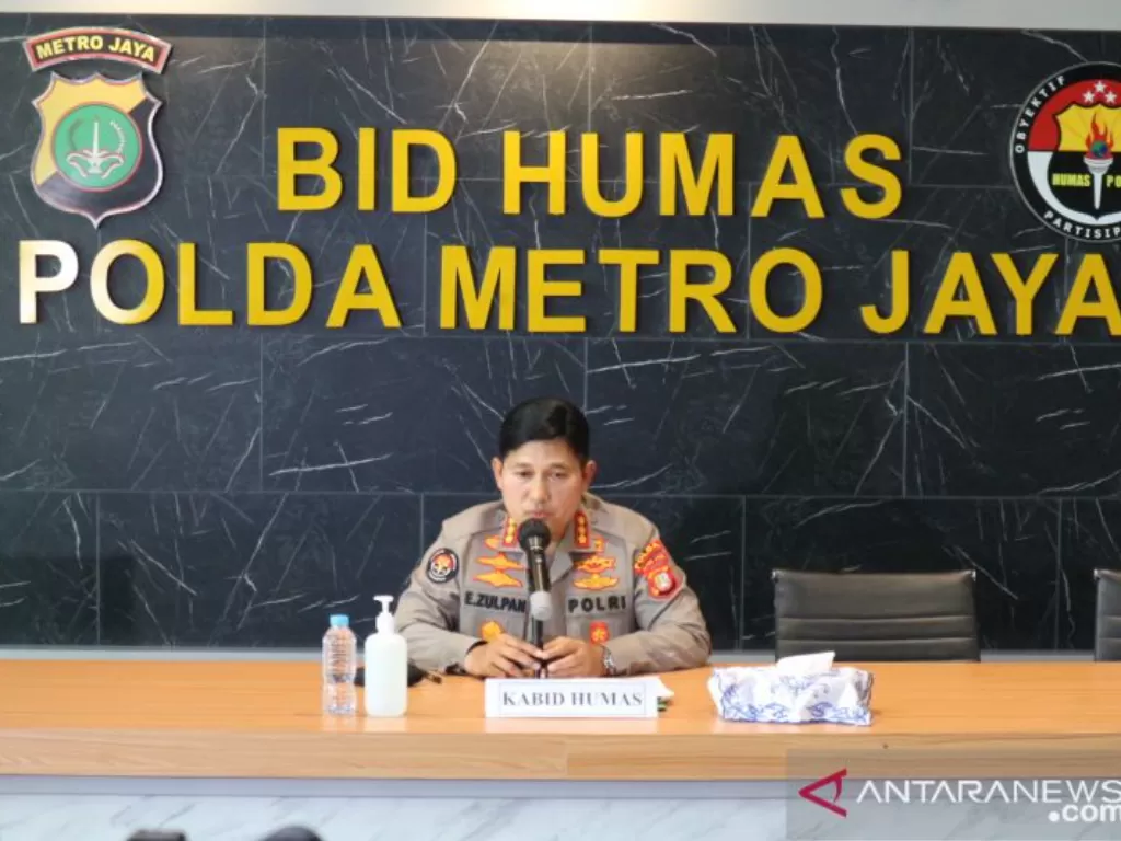Kabid Humas Polda Metro Jaya Kombes Pol E Zulpan (ANTARAFOTO/HO)