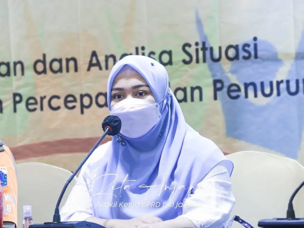 Wakil Ketua DPRD DKI Jakarta, Zita Anjani. (Instagram@zitaanjani)
