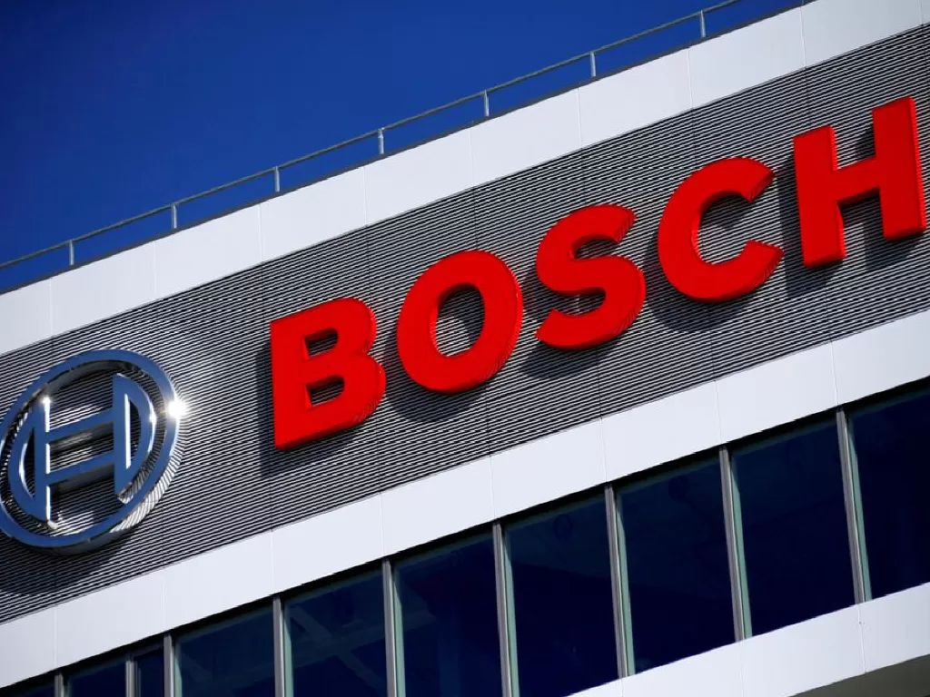 Logo perusahaan Bosch (photo/REUTERS/Ralph Orlowski)