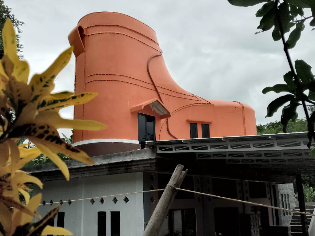 Rumah berbentuk sepatu raksasa di Boyolali (Eksani/IDZ Creator Community)