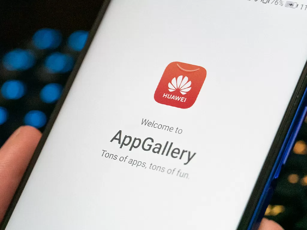 Tampilan logo aplikasi AppGallery besutan Huawei (photo/XDA-Developers)