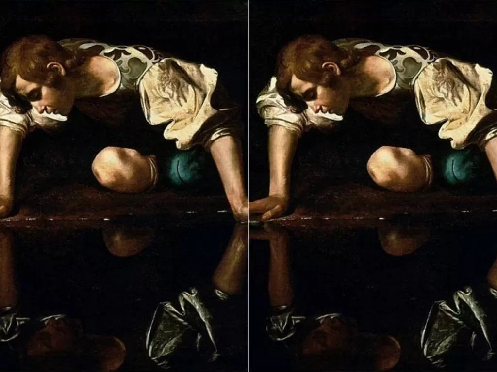 Narcissus, pemuda yang jatuh cinta dengan bayangan sendiri. (Foto/worldhistory.org)