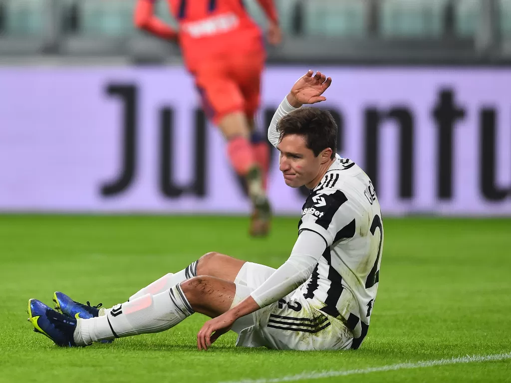 Penyerang sayap Juventus, Federico Chiesa. (photo/REUTERS/Massimo Pinca)