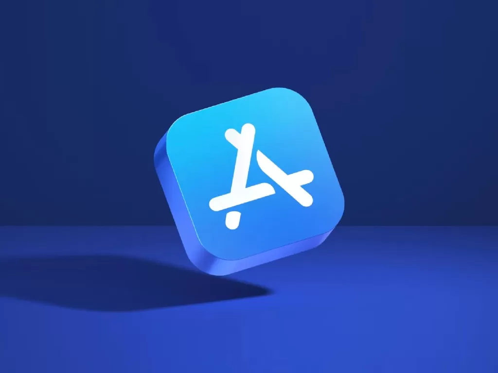 Tampilan logo aplikasi App Store (photo/Apple)
