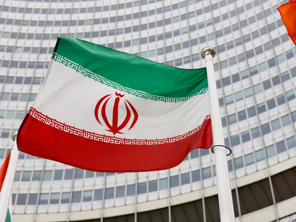 Bendera Iran. (REUTERS / Leonhard Foeger)