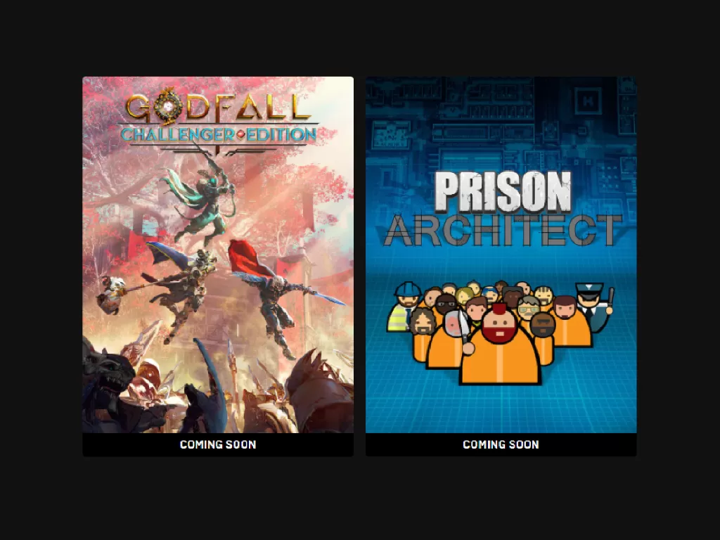 Dua game yang akan digratiskan di Epic Games Store (photo/Epic Games Store)