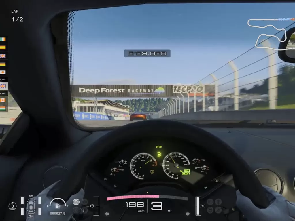 Gran Turismo 7 - Deep Forest Raceway Gameplay